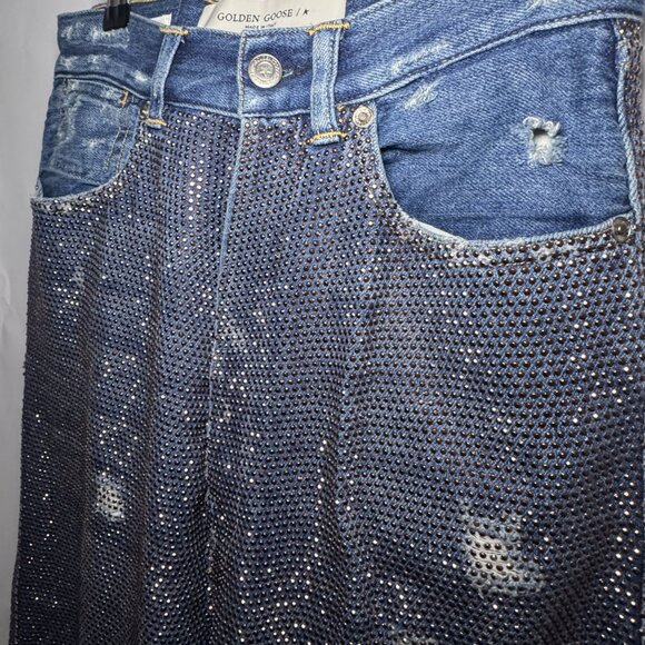 Golden Goose Embellished High Rise Jeans - Picture 5 of 10